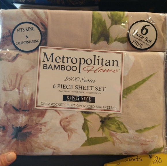 metropolitan Bedding King Size Bamboo Sheets Deep Pockets Poshmark